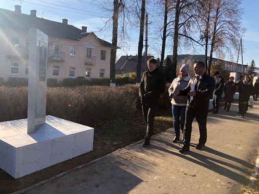 В Гавриловом Посаде завершили благоустройство Аллеи Славы
